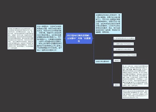 2022国考行测言语理解：主旨题中”对策“的重要性