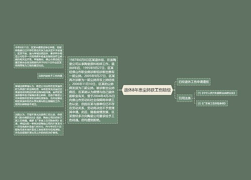 退休8年患尘肺获工伤赔偿