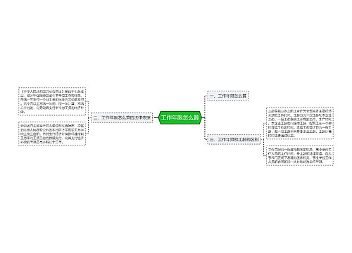 工作年限怎么算