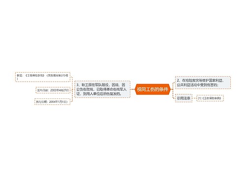 视同工伤的条件
