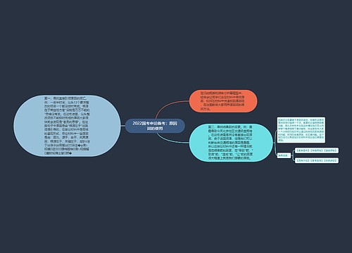 2022国考申论备考：原因词的使用