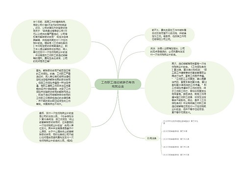 工伤职工违纪被辞仍有伤残就业金