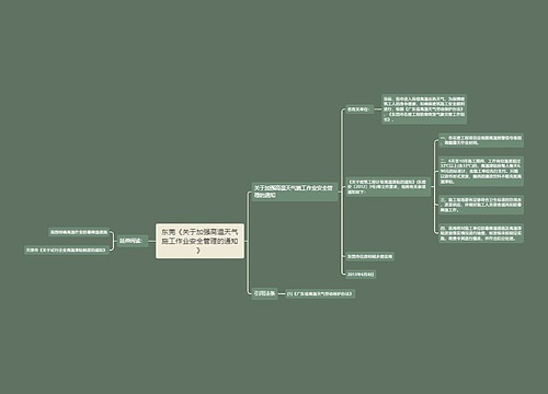 东莞《关于加强高温天气施工作业安全管理的通知》