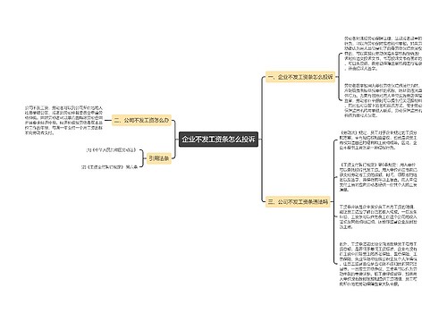 企业不发工资条怎么投诉