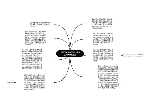 2022国考面试干货：面试三大难点及应对