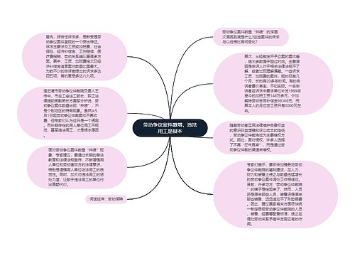 劳动争议案件激增，违法用工是根本