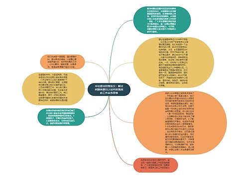 申论提出对策软文：解决问题类题目之如何体现政府工作实务思维