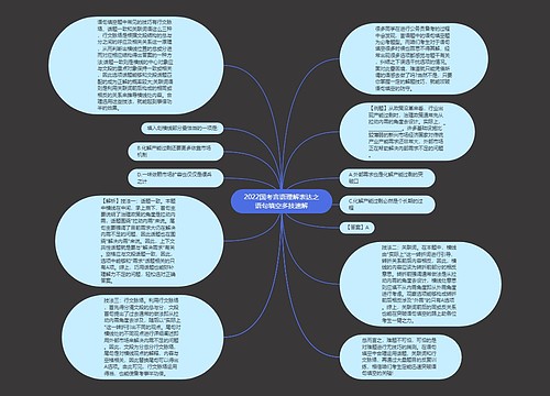 2022国考言语理解表达之语句填空多技速解