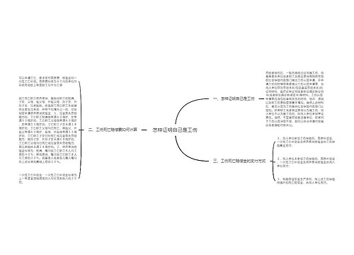 怎样证明自己是工伤