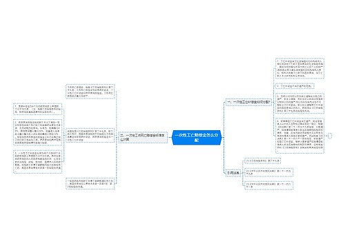 一次性工亡赔偿金怎么分配