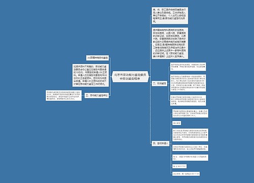 北京市劳动能力鉴定委员会劳动鉴定程序 