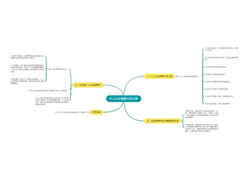 个人社会保障卡怎么用