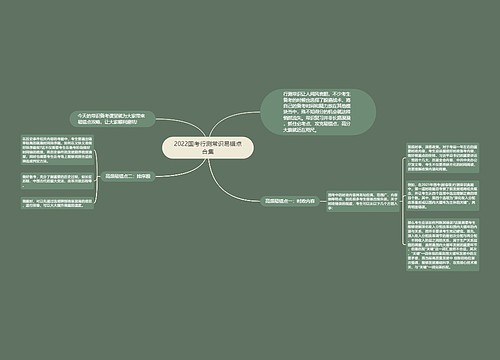 2022国考行测常识易错点合集