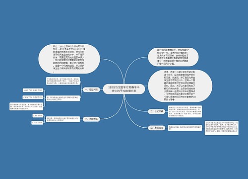 浅谈2022国考行测备考干货中的平均数增长率