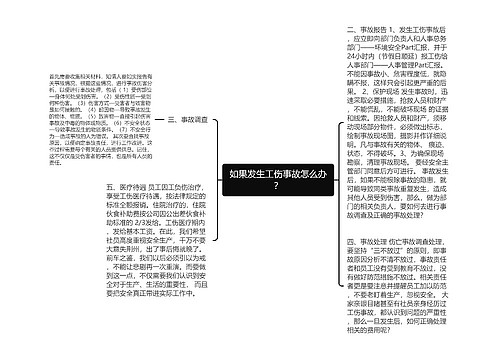 如果发生工伤事故怎么办？