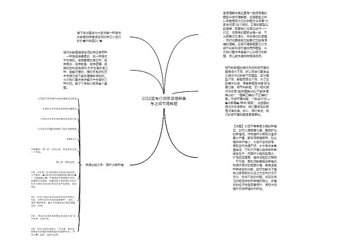 2022国考行测言语理解备考之细节理解题