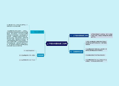 上下班时间受伤算工伤吗