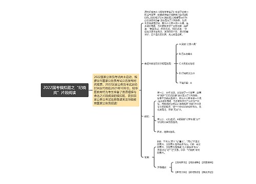 2022国考模拟题之“纪晓岚”片段阅读