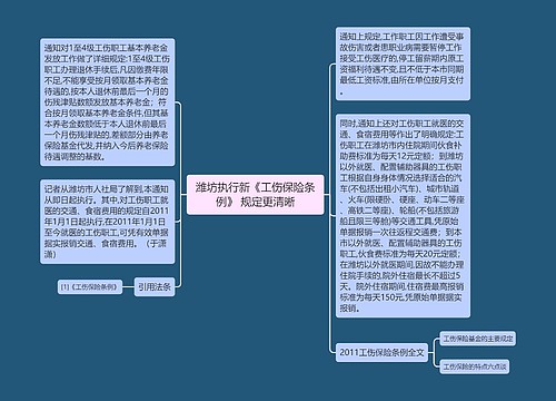 潍坊执行新《工伤保险条例》 规定更清晰