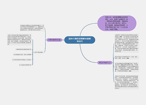 国考行测言语理解快速解答技巧