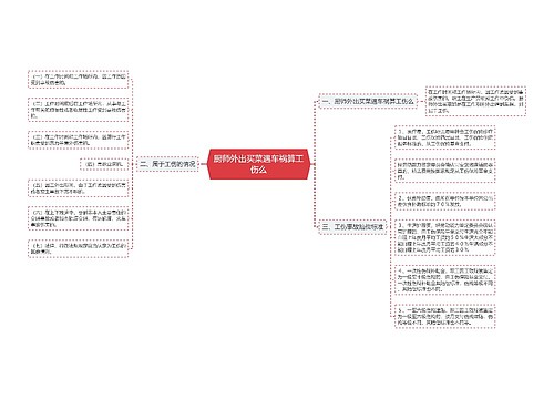 厨师外出买菜遇车祸算工伤么