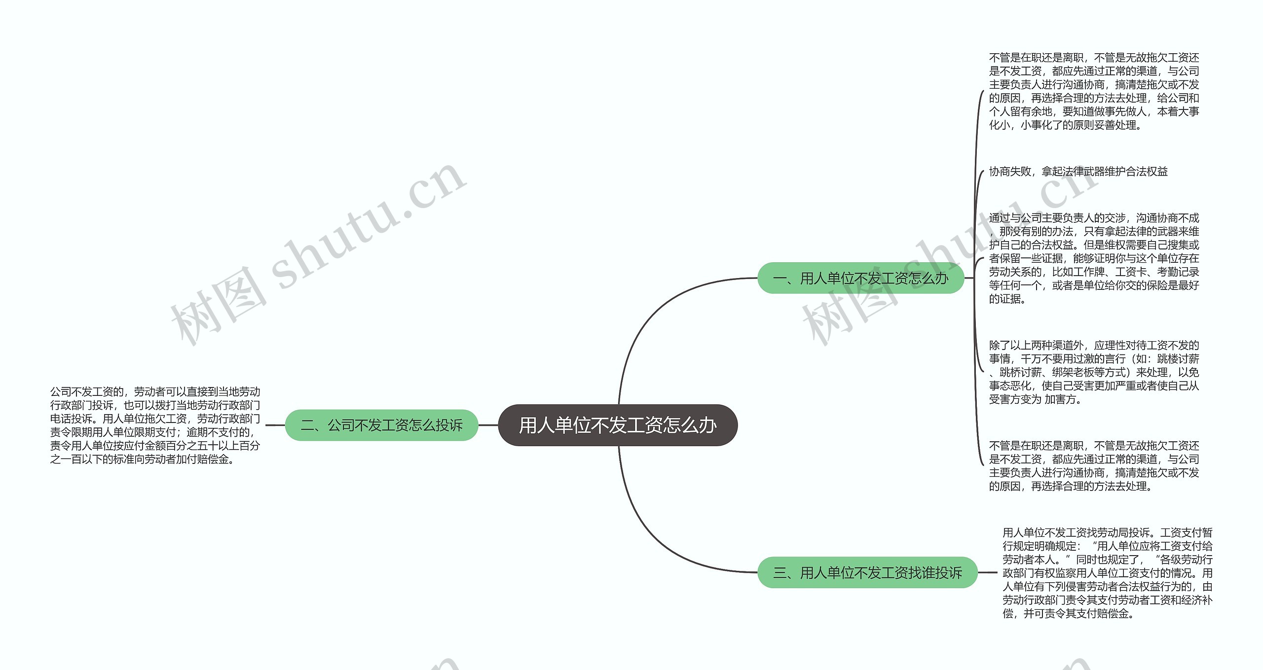 用人单位不发工资怎么办