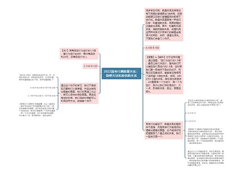 2022国考行测数量关系：简便方法和差倍数关系