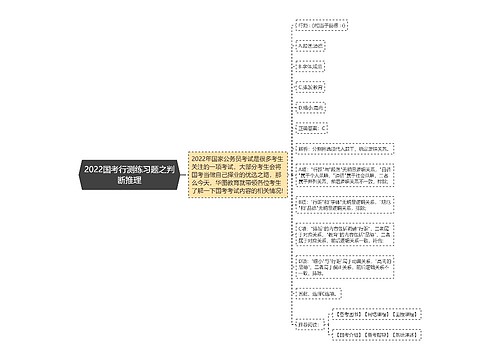 2022国考行测练习题之判断推理