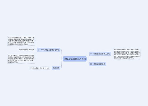 申报工伤需要本人去吗