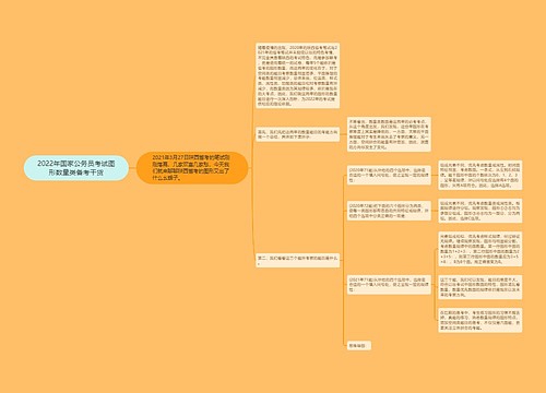 2022年国家公务员考试图形数量类备考干货