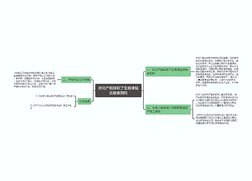 休完产假辞职了生育津贴还能拿到吗