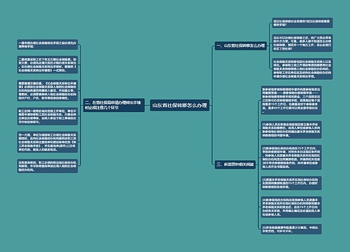 山东省社保转移怎么办理