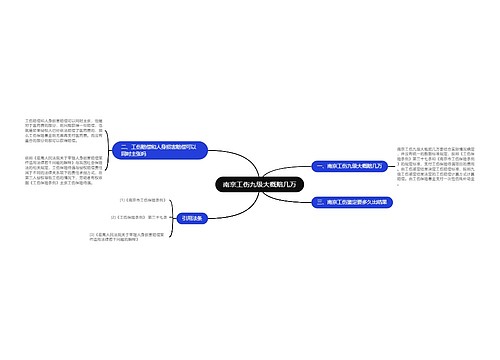 南京工伤九级大概赔几万
