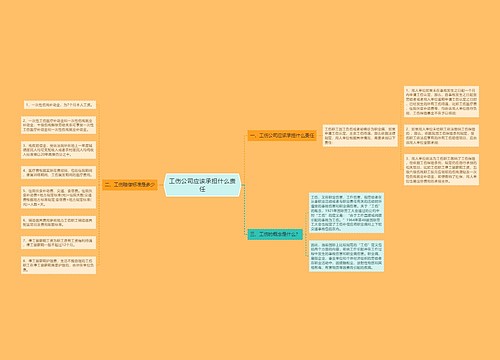 工伤公司应该承担什么责任