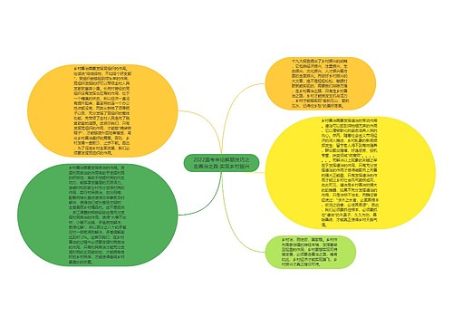 2022国考申论解题技巧之走善治之路 实现乡村振兴