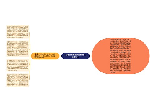 国考判断推理试题预测【看重点】