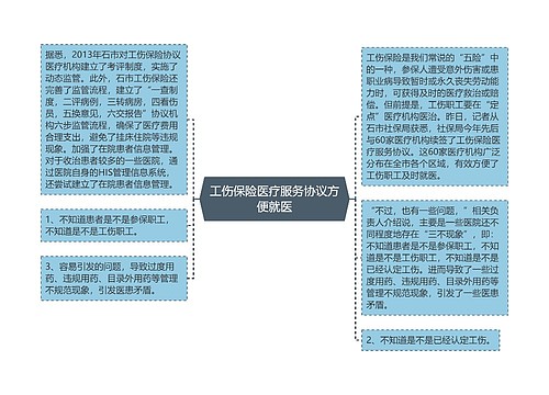 工伤保险医疗服务协议方便就医