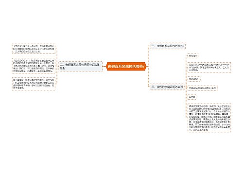 丧假直系亲属包括哪些?