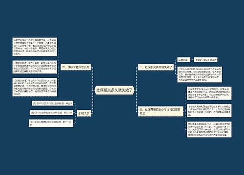 社保断交多久就失效了