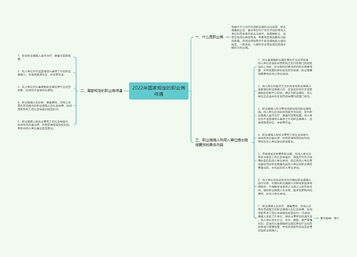 2022年国家规定的职业病待遇