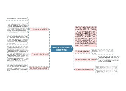 2022年国家公务员面试中如何变得幸运