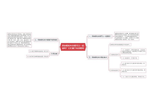 探亲假和年休假可以一起请吗？它们属于有资假吗