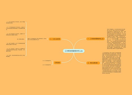 工伤赔偿报案程序怎么走