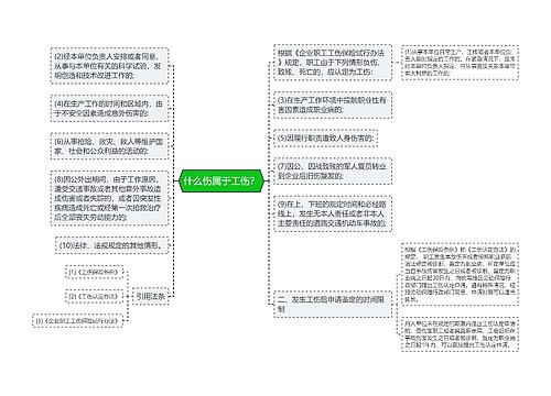 什么伤属于工伤？