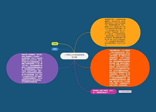 一次性工亡补助金的定性及分割