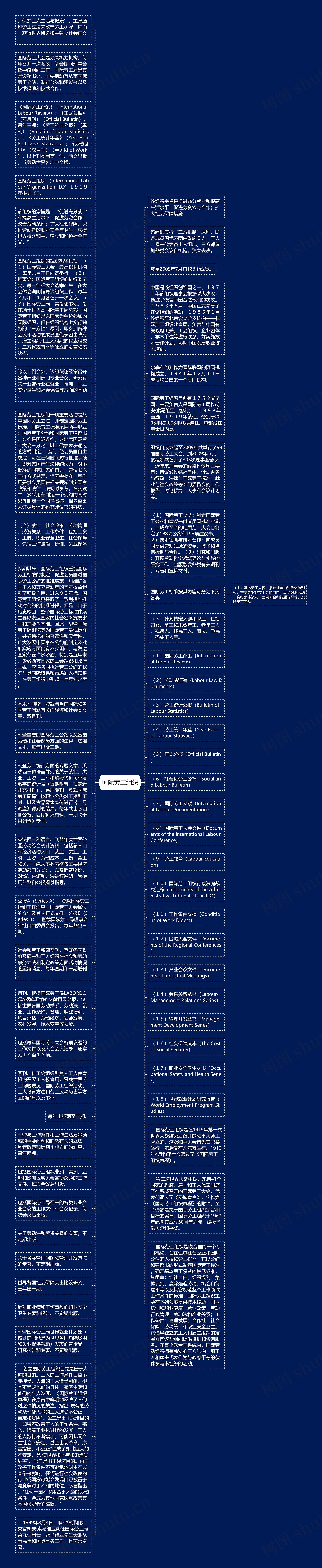 国际劳工组织思维导图