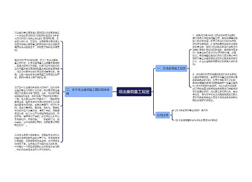 非法雇佣童工规定