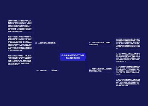 提供劳务能否起诉工伤待遇待遇是怎样的