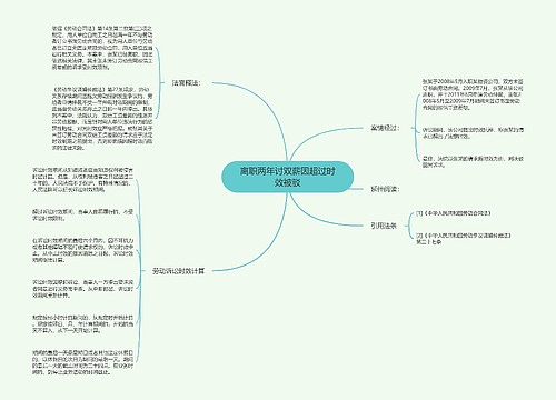 离职两年讨双薪因超过时效被驳