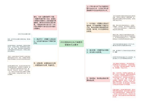 2022国考申论执行类题目答题技巧之要求